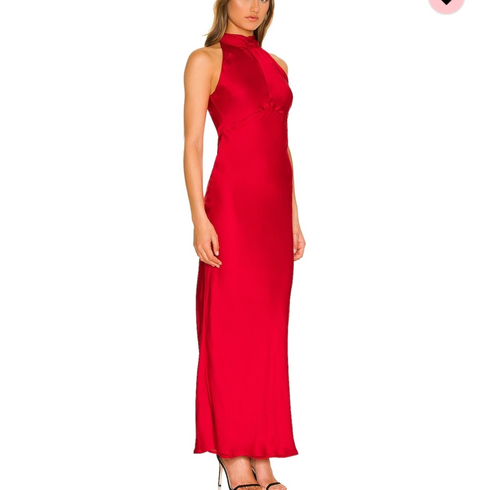 Amalfi Bardot red slip dress - Picture 3 of 6